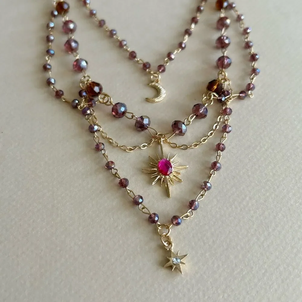 Boho Layered Necklace M1386